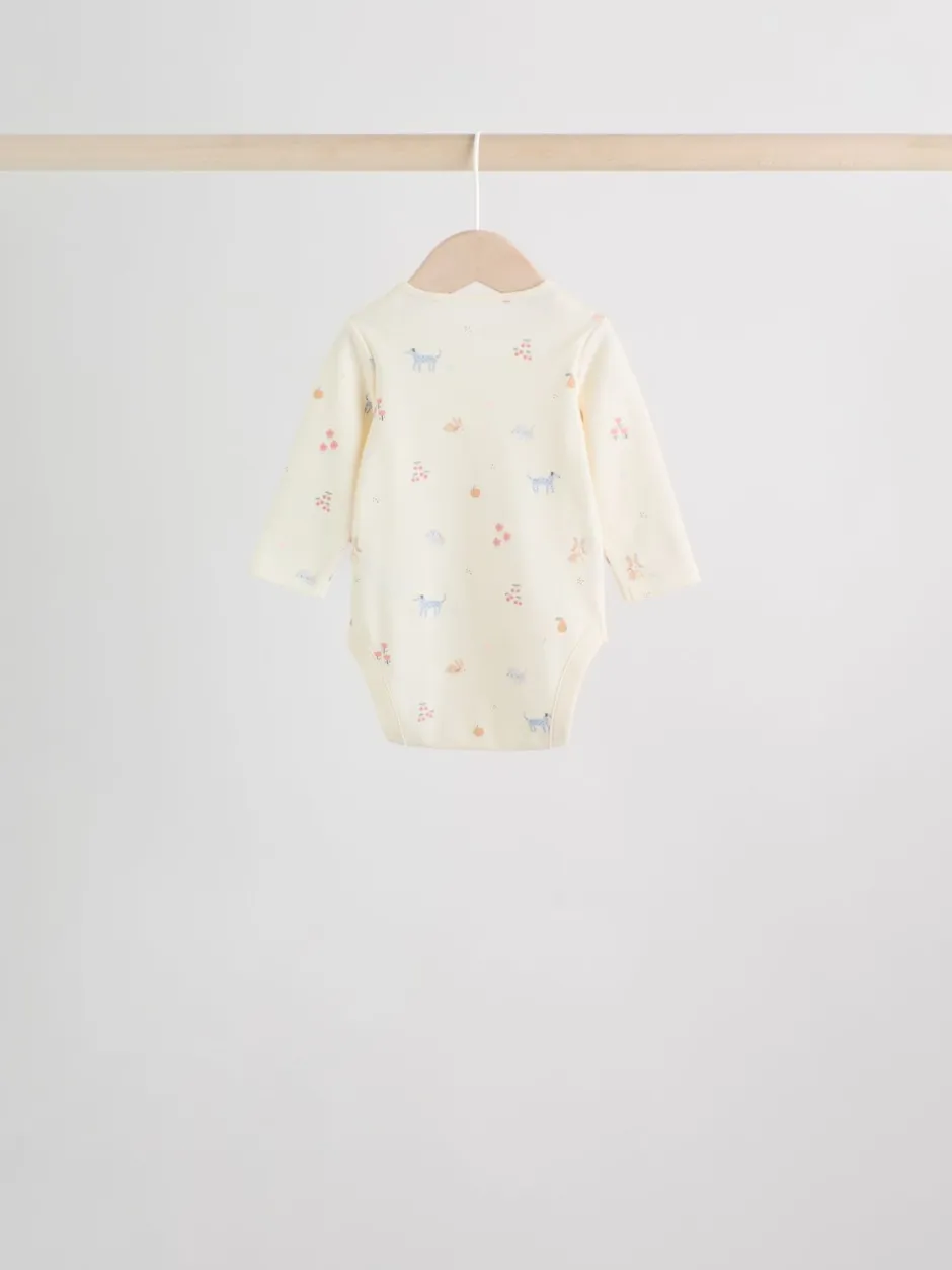 Next Personnage pastel multicolore - Lot de 5 bodies à manches longues pour bébé Outlet