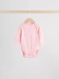 Next Personnage pastel multicolore - Lot de 5 bodies à manches longues pour bébé Outlet