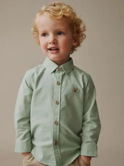 Next - Chemise Oxford à manches longues (3mths-7yrs) Personnage vert Best