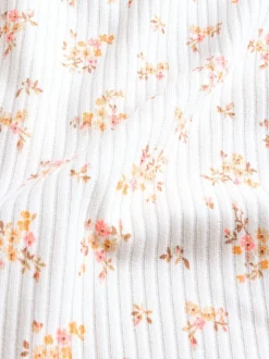 Next petit motif abricot - Lot de 5 bodies bébé à manches courtes