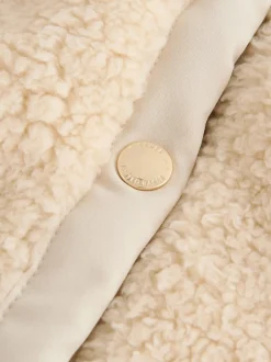 Baker by Ted Baker Pierre - veste zippée en polaire en peau de mouton à capuche Hot