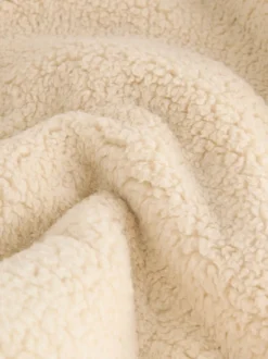 Baker by Ted Baker Pierre - veste zippée en polaire en peau de mouton à capuche Hot