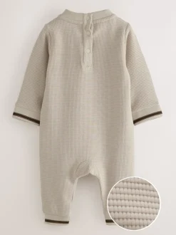 Baker by Ted Baker Pierre - Barboteuse texturée à manches longues Discount