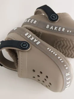 Baker by Ted Baker Pierre - Chaussons sabots doublés de peau de mouton Hot