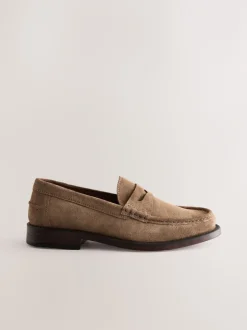 Next Pierre - Coupe classique - Mocassins en daim Clearance