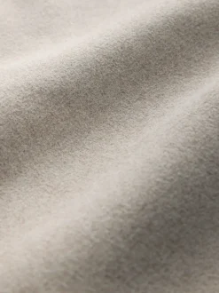 Next Pierre - Manteau ceinturé avec col amovible en fausse fourrure Discount