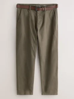 Next Pierre - Pantalons Chinos Motionflex avec ceintures Clearance