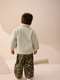 Next - Polaire unie à Col cheminée zippée Polaire (3mois-7ans) Pierre Discount