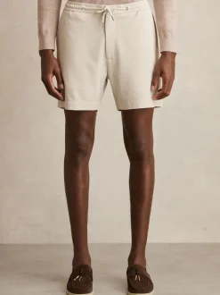 Reiss Pierre - Short texturé Newmark à cordon de serrage Discount