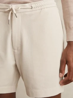 Reiss Pierre - Short texturé Newmark à cordon de serrage Discount