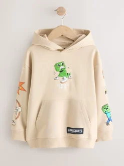 Next Pierre - Sweat-shirt à capuche Minecraft (3-16ans) Outlet