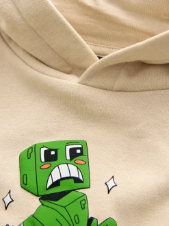 Next Pierre - Sweat-shirt à capuche Minecraft (3-16ans) Outlet