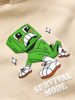 Next Pierre - Sweat-shirt à capuche Minecraft (3-16ans) Outlet