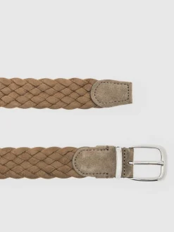 Reiss Pierre légère - Ceinture tissée en daim Jesse Hot