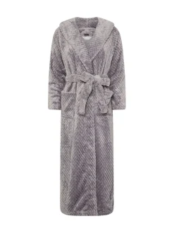 PixieGirl Petite Peignoir maxi en nid d’abeille à capuche