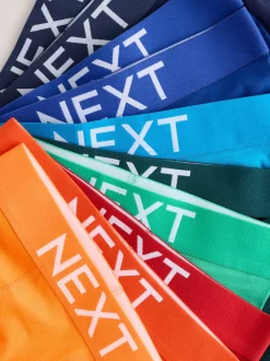 Next - Lot de 10 boxers (1.5-16ans) Plaine lumineuse Hot
