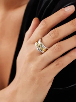 Next Plaqué argent - Anneau filant Best