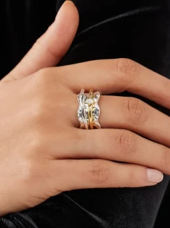 Next Plaqué argent - Anneau filant Best