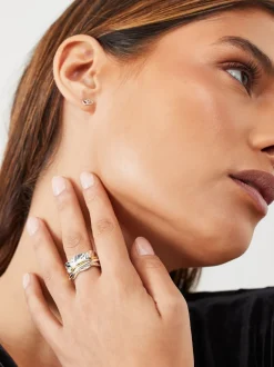 Next Plaqué argent - Anneau filant Best