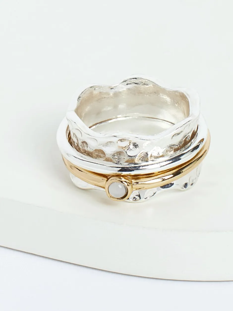 Next Plaqué argent - Anneau filant Best