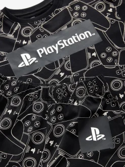 Next Playstation Noir/Blanc - Pyjama simple à manches longues (3-16ans) Outlet