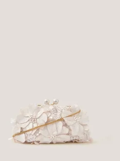 Monsoon Pochette Suvi avec ornements floraux Discount