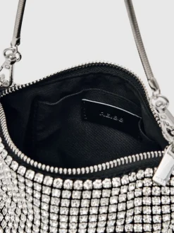 Reiss Pochette Leah en cristal New