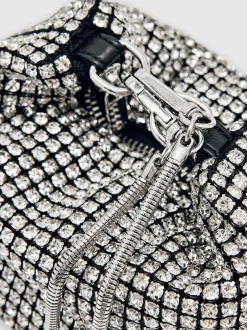 Reiss Pochette Leah en cristal New