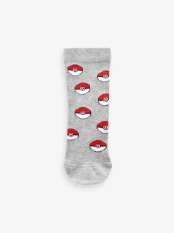 Next Pokémon Multi - Lot de 3 chaussettes de jeu en coton riche New
