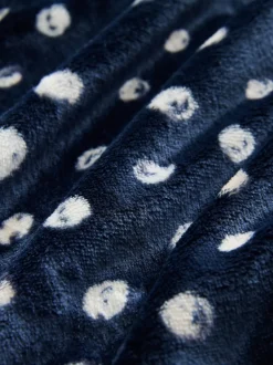 Next Polaire bleu marine - Peignoir ultra-doux New