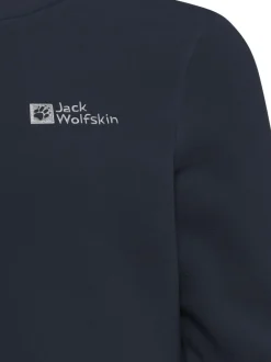 Jack Wolfskin Polaire Taunus Bleu à demi-fermeture éclair Discount