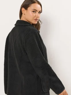 Yours Curve Polaire boutonnée sur le devant Clearance