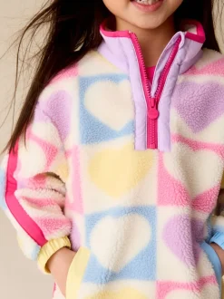 Little Bird by Jools Oliver Polaires Cœur Color-block Borg Hot