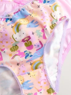 Next - Paquet de slips 7 (1.5-12ans) Pourpre/blanc Outlet