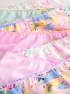 Next - Paquet de slips 7 (1.5-12ans) Pourpre/blanc Outlet