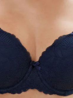 Next Praline Nude/Marine - Soutien-gorge en dentelle DD+ 2 Pack Hot