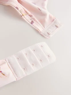 Next - Lot de 2 Soutiens-gorge A-E Smoothing Ultimate Comfort Prune violet/imprimé floral Clearance