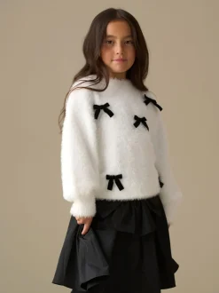 Angel & Rocket Pull Mia en velours à nœud Sale