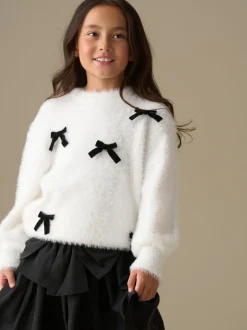 Angel & Rocket Pull Mia en velours à nœud Sale