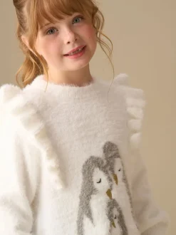 Angel & Rocket Pull Penguin en maille Online