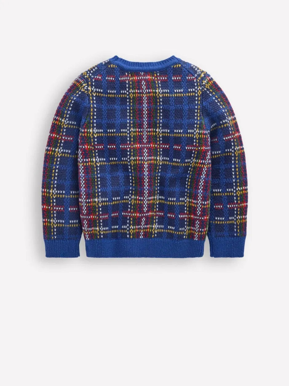 Boden Pull Heritage à carreaux New