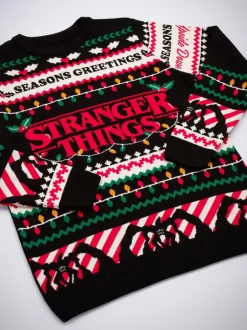 Vanilla Underground Pull de Noël Stranger Things noir unisexe Hot