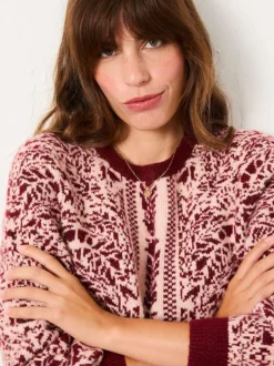 Fat Face Pull FatFace à col ras du cou en maille à fleurs Outlet