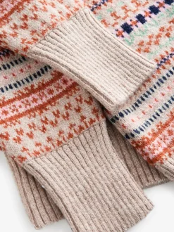 Laura Ashley Pull Fairisle en maille à Col rond Online