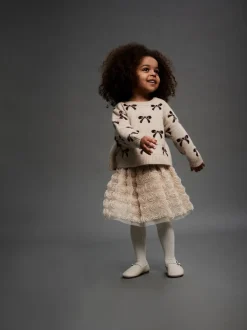 Name It Pull en maille avec nœud