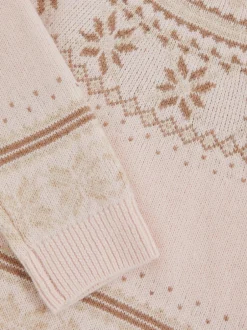 Reiss Pull Farah en mélange de laine et Coton à Motif Fair Isle Online