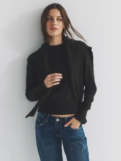 The Set Pull 3 Lot en maille fine à col rond Online