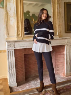 Seraphine Pulls et Chemises de Grossesse et d'Allaitement en laine et Coton mélangés Outlet