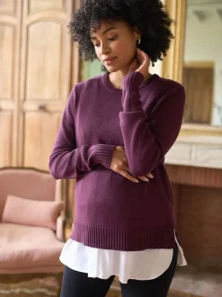 Seraphine Pulls et Chemises en Coton Blend Grossesse et Allaitement Clearance