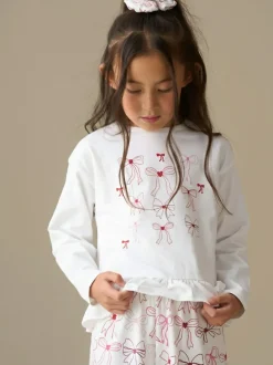 Angel & Rocket Pyjama Betty à volants imprimé nœud Discount